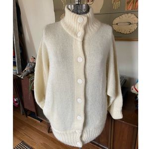 Vintage IB Diffusion Mohair Blend Button Up Sweater